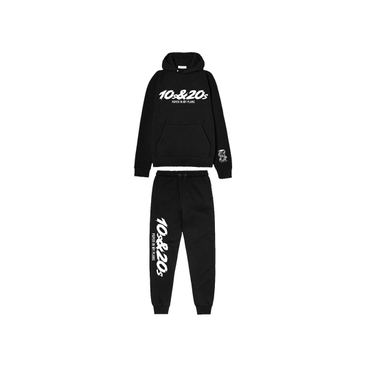 PAPER PLANS TRACKSUIT - BLACK