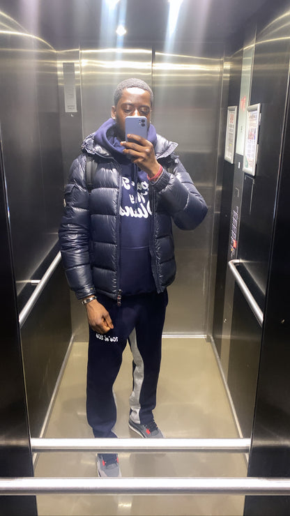 BRAZY SET HOODIE - NAVY