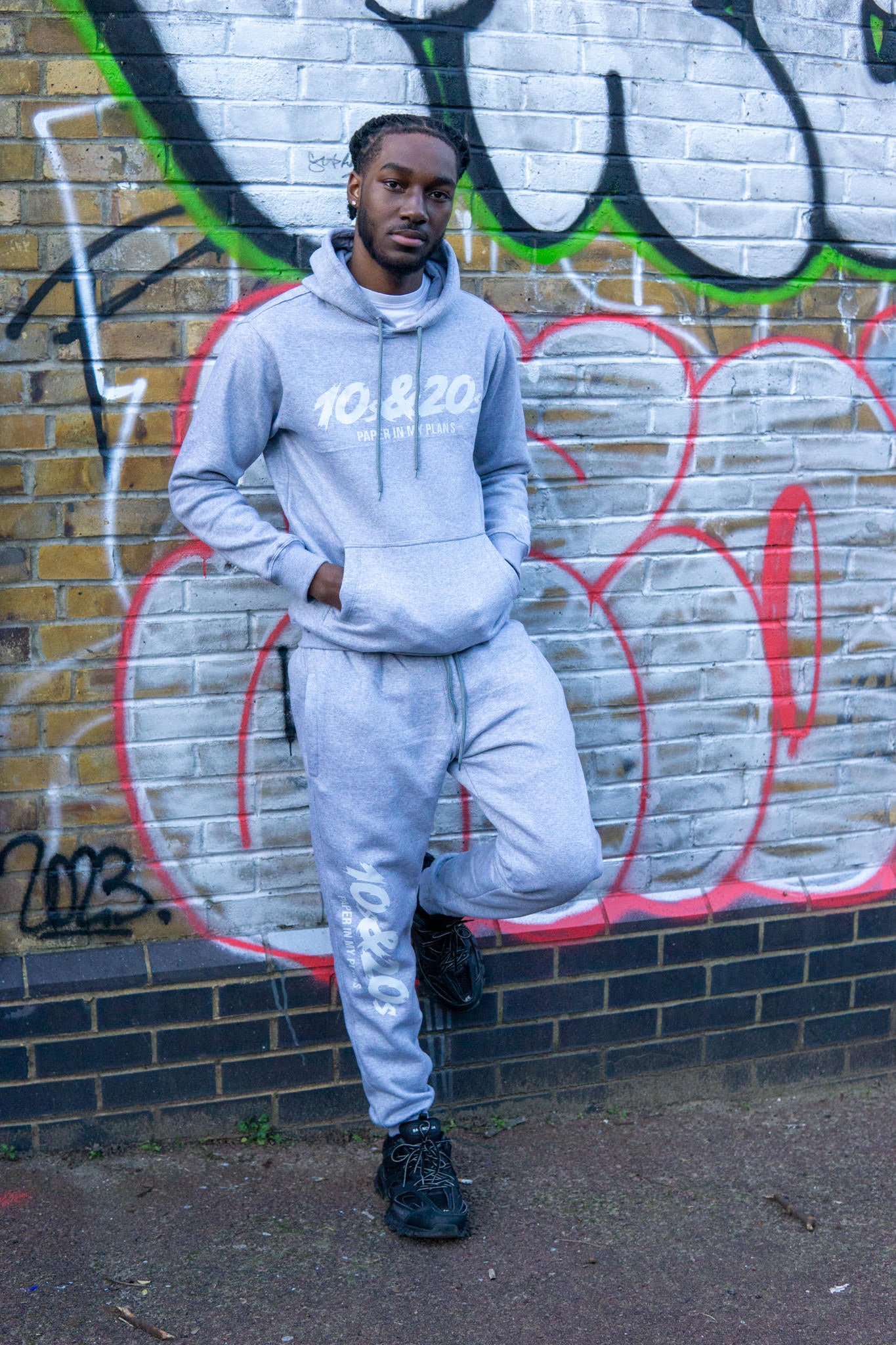 PAPER PLANS TRACKSUIT - GREY